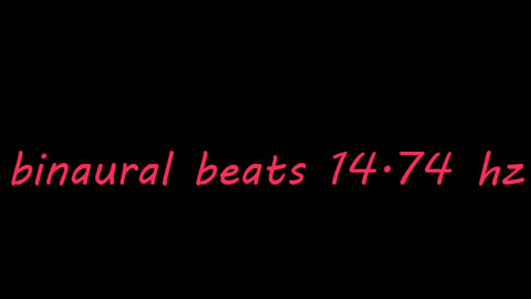 binaural beats 14.74 hz