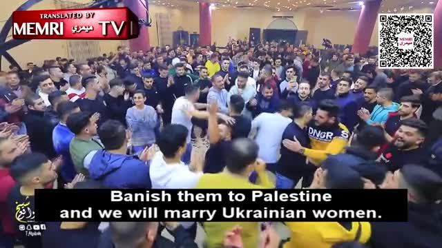 Palestinian wedding singers encourage Putin to increase fighting in Ukraine