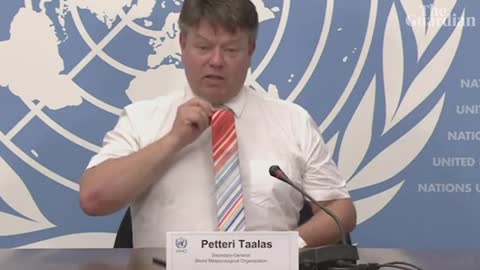 World Meteorological Organization head uses tie to illustrate global warming