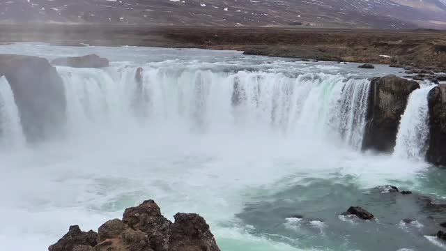 wow amazing the beautiful view of the waterfall#shorts
