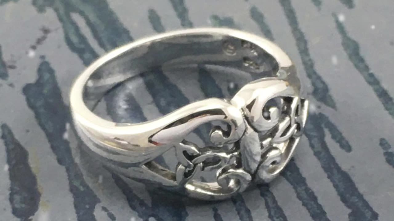 Celtic Knotwork Sterling Silver Ring