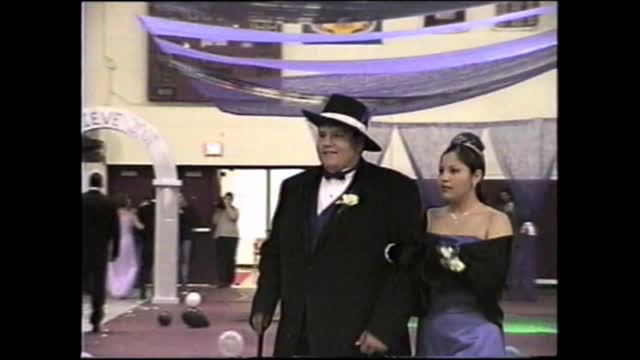 2000-01 WPHS Vids 087 Prom 053 Grand March Couple 26 by Glenn Strader
