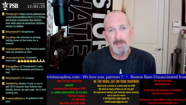 2021-12-21 11:00 EST - Connecting the Dots: with Dan Happel