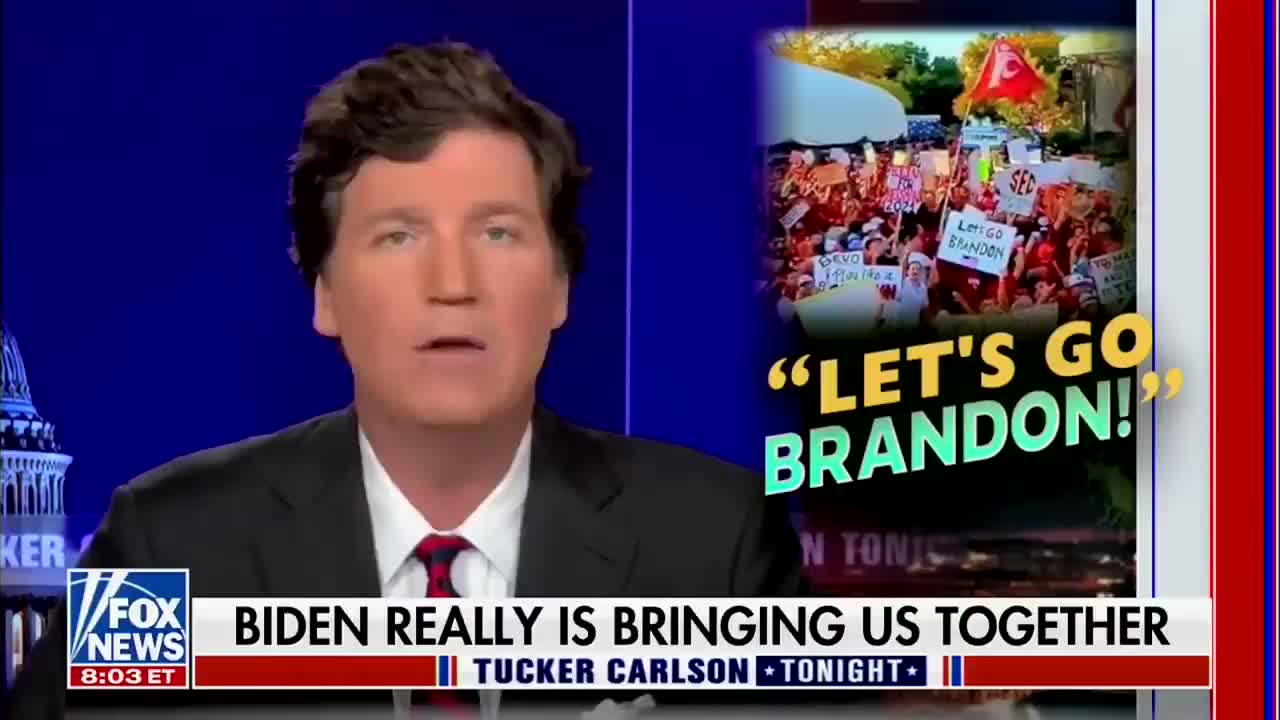 Tucker Carlson’s “Lets Go Brandon” (aka "Fuck Joe Biden") Segment That Will Leave You In Tears