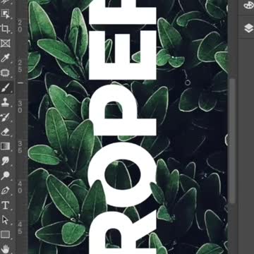 Quick way to add depth to your text in PS | Learn photoshop