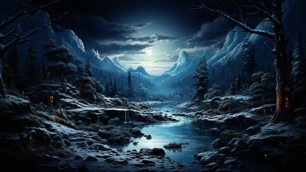 Enchanting Winter Fantasy Music - Journey through the Frost Elf Lands 2024