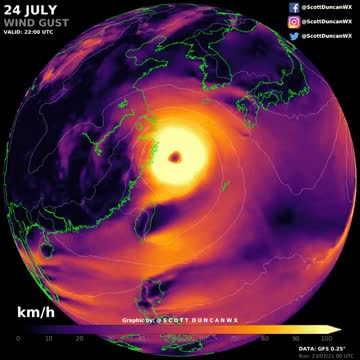 CHINA CLOSES PORT AND CANCELS FLIGHTS AS TYPHOON IN-FA APPROACHES;