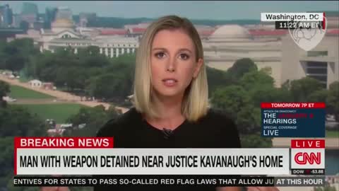 CNN Downplays Kavanaugh Assassination Attempt, Blames ‘Both Sides of Abortion Debate’