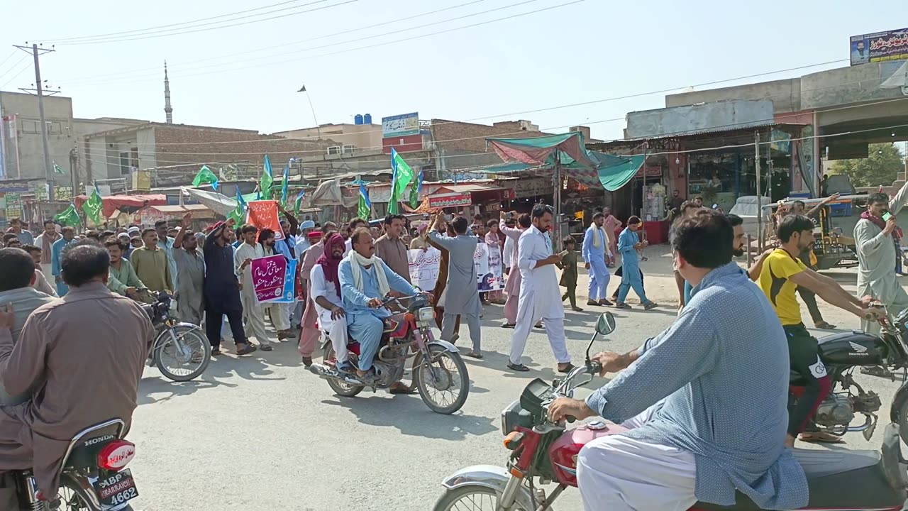 Strike against high rate inflation in Pakistan