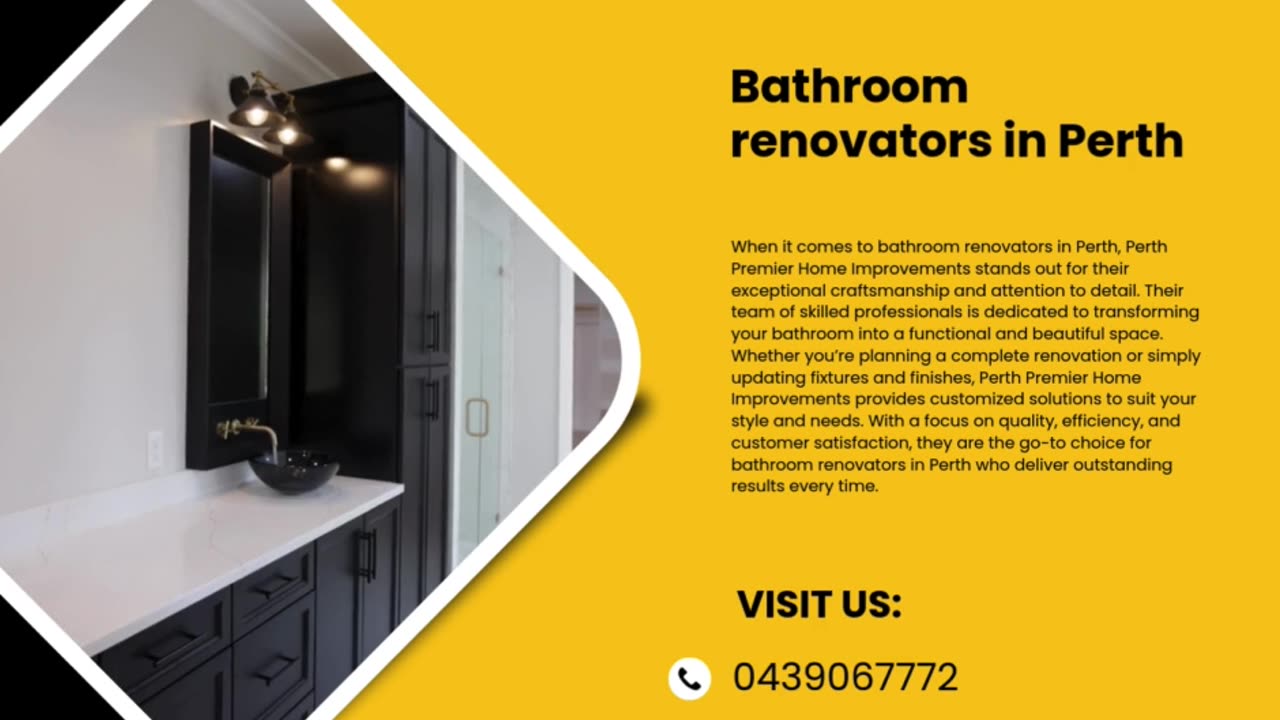 Why Choosing Expert Bathroom Renovators in Perth