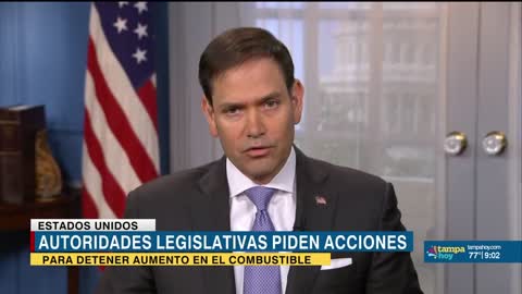 Rubio Sobre la Crisis que Afronta EE.UU. con los Altos Precios de la Gasolina