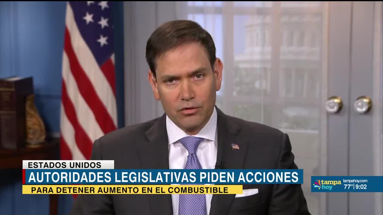 Rubio Sobre la Crisis que Afronta EE.UU. con los Altos Precios de la Gasolina