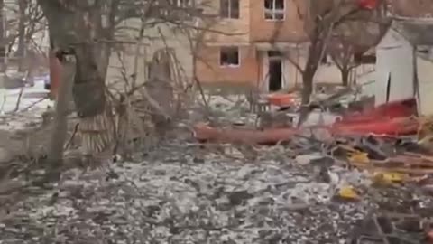 morning after the shelling of the enemy. 🇺🇦Ukraine Online#russia#ukrain#war#live#news