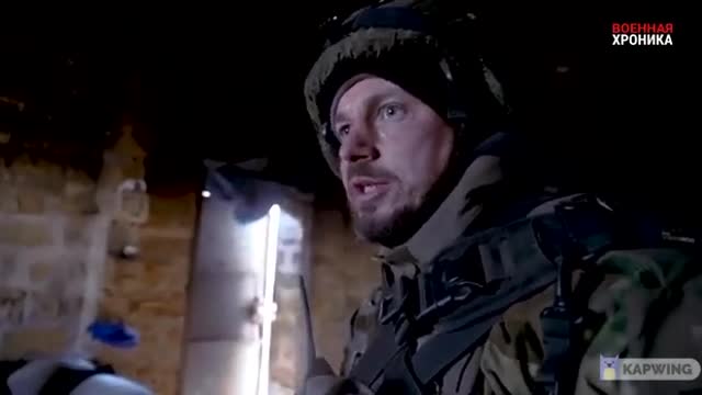 Russian Marine fighting in Mariupol