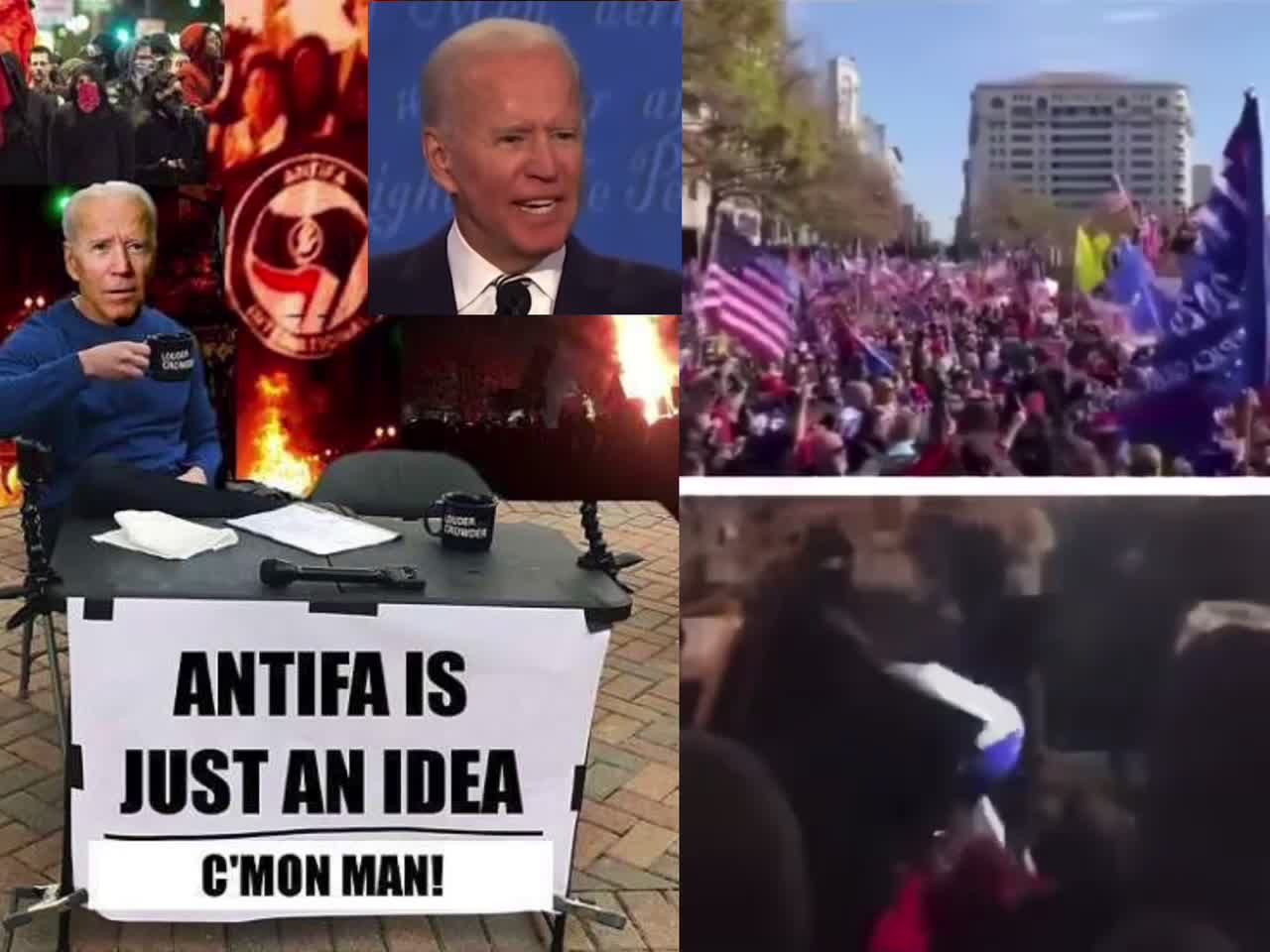 Biden says Antifa is an idea?!