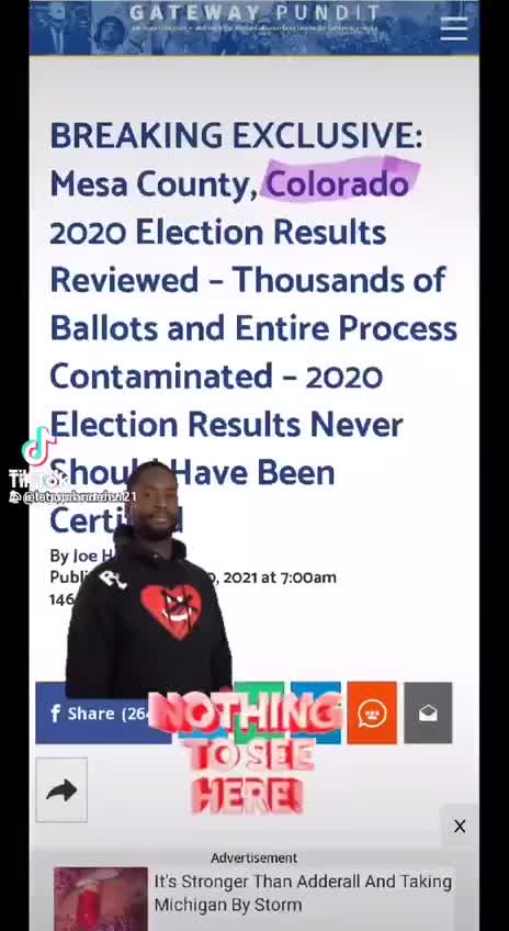 So much fraud it's coming out my ears... General Flynn