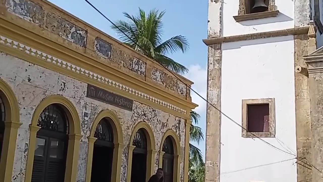 Museu e a igreja de São Cosme e Damião em Igarassu pe