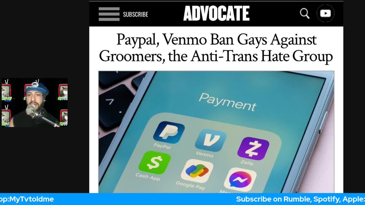 Episode 8- Gays Against groomers booted from venmo/paypal?