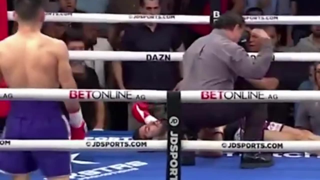 Boxing match see punishment