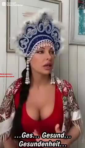 NATASCHA FROM RUSSIA - BOTSCHAFT AN DIE AMERIKANER / MESSAGE TO AMERICANS