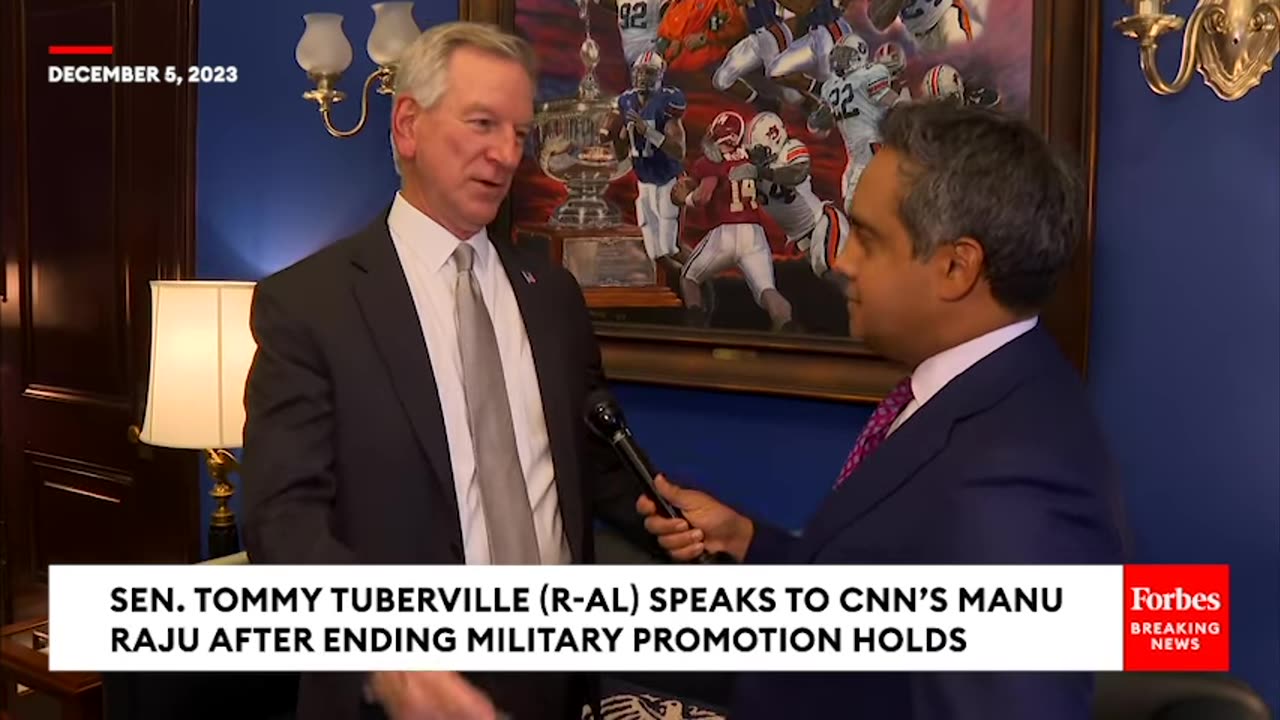 'I Can't Win'- Tommy Tuberville Discusses Dropping Military Promotions Holds