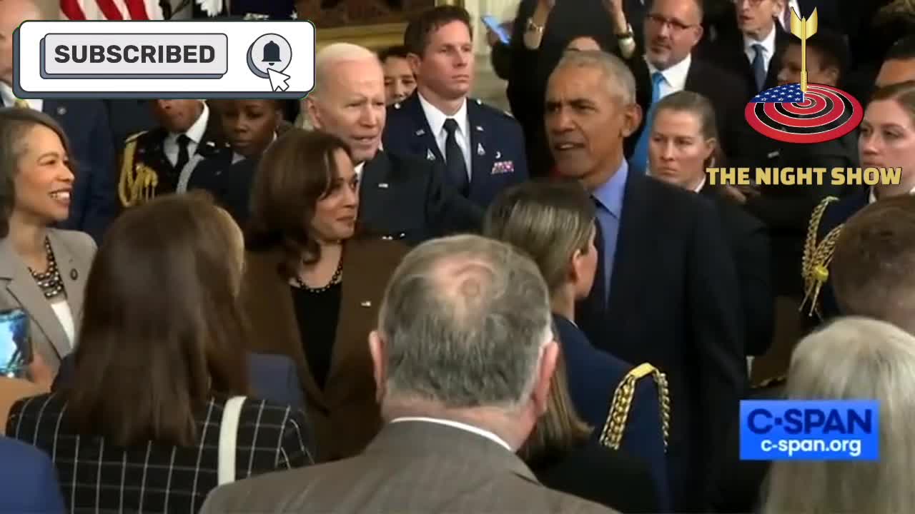 Cringe: Biden Snubbed As DC Elites Flock Around Obama During White House Visit