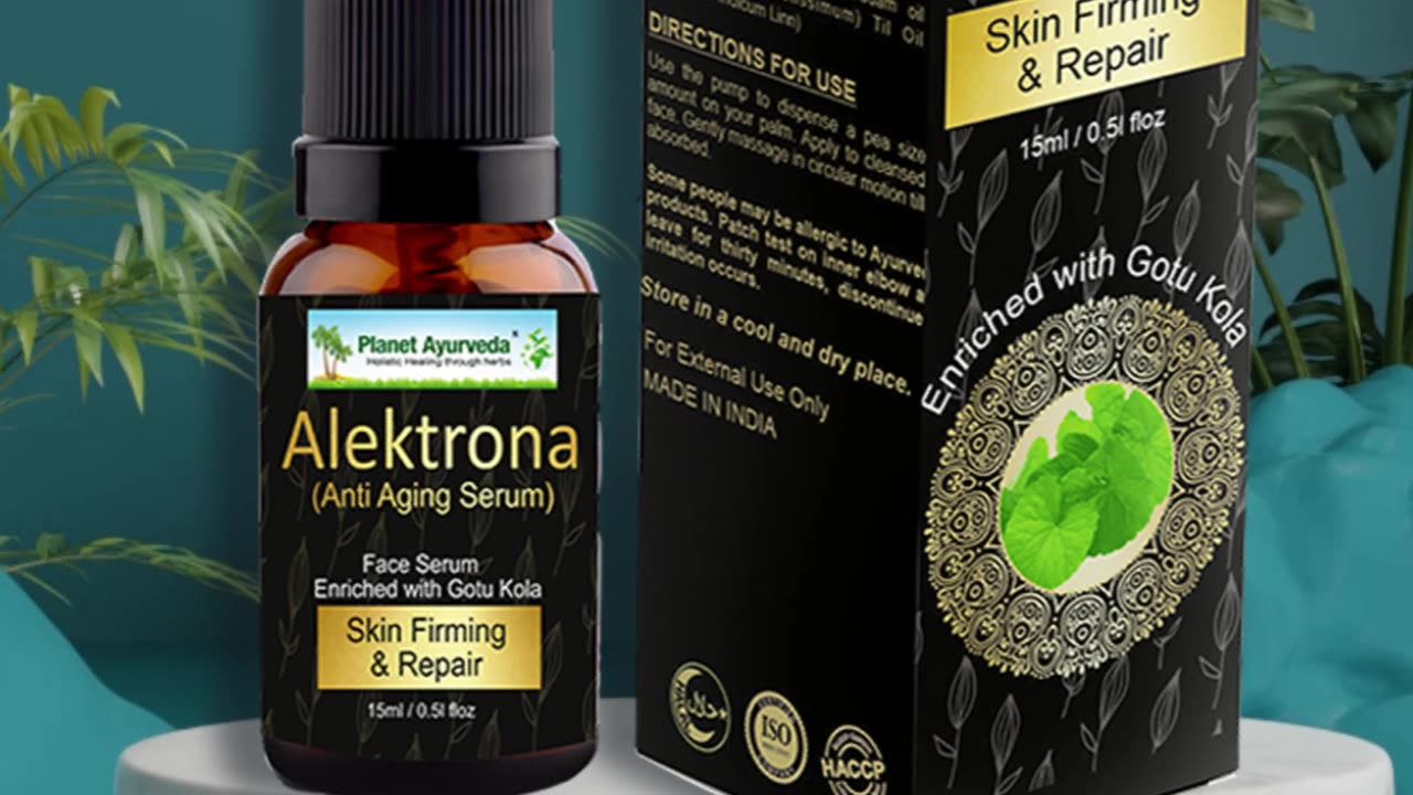 Alektrona Anti-Aging Face Serum for All Skin Types - Benefits & Application | Natural Skin Care Tips