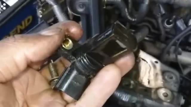 Inspect the car for damaged parts