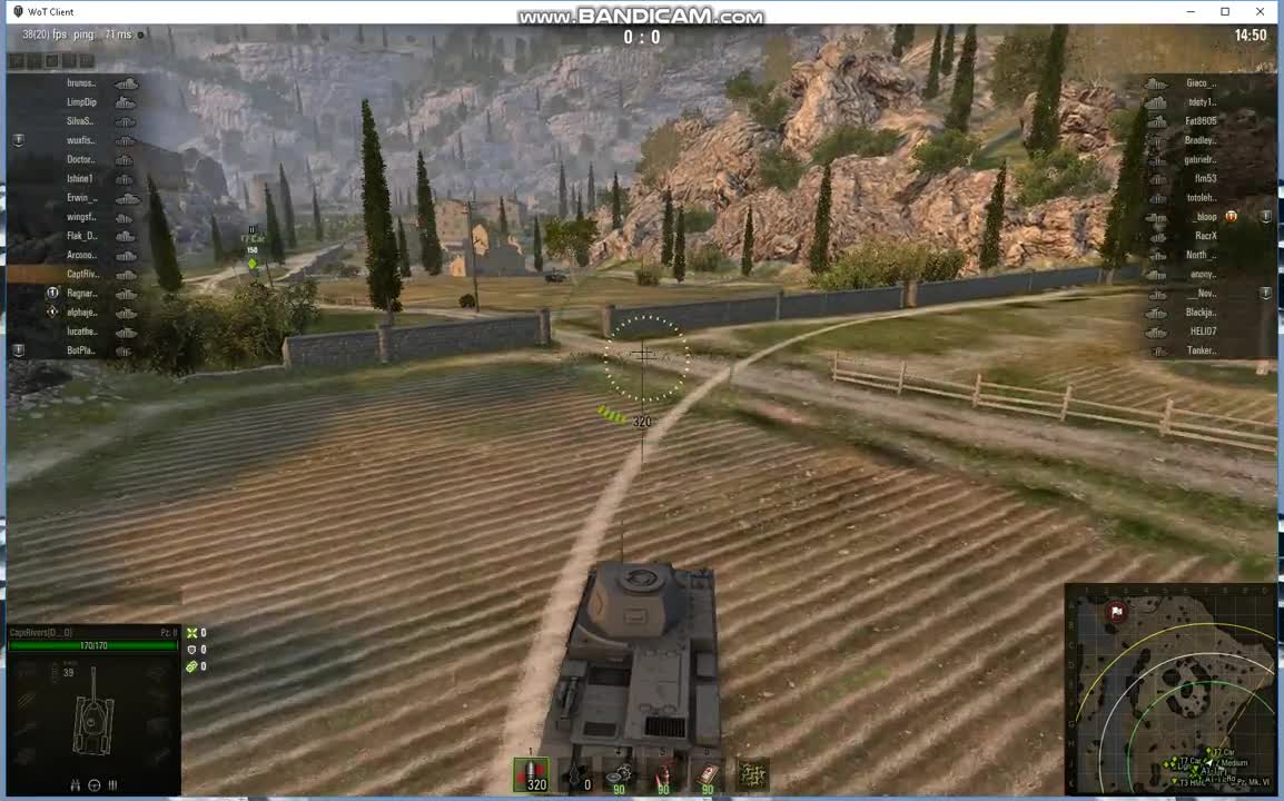 wot with Captrivers pz 2 mines