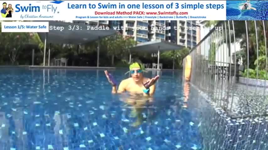 Learn how to swim in 3 Steps - Tutorial for BEGINNERS