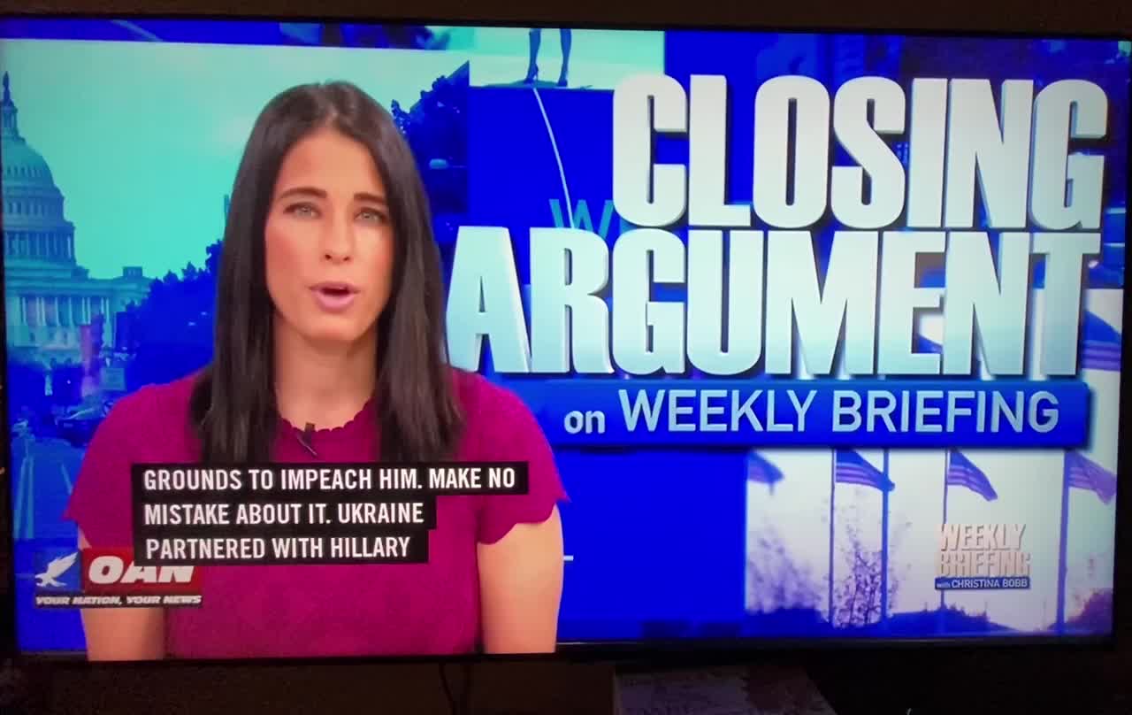 03/06/22 OAN Christina Bobb about Ukraine and who has ties to criminal activity there.