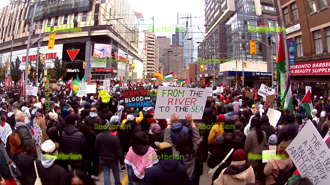 (Timelapse Only) ALL OUT FOR PALESTINE! End the Siege, End the Genocide in Gaza!