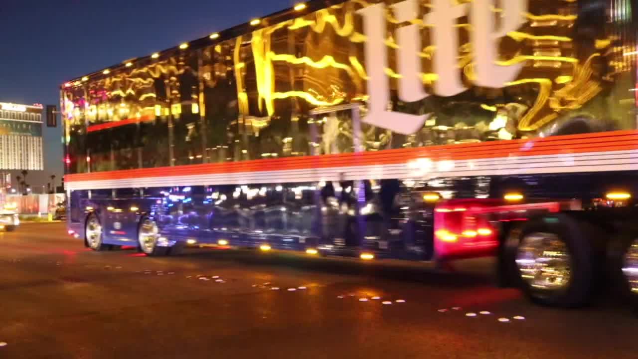 Nascar Hauler Parade in Las Vegas on March 9, 2017.