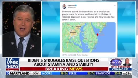 Hannity just cracked up