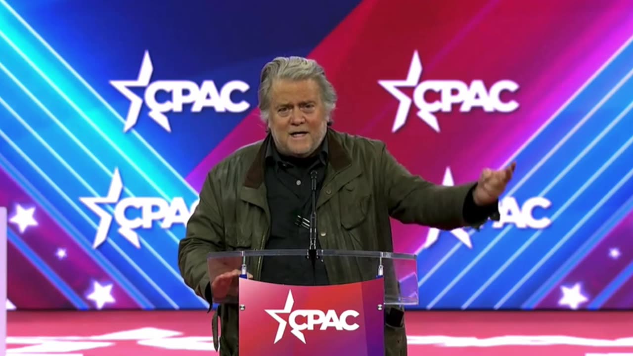 Steve Bannon's fiery speech at CPAC