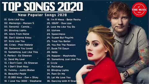 New Songs 2020। Top 40 English Songs Collection 2020।Best Pop Music Playlist 2020