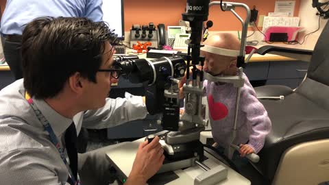 Adalia Rose gets her checkup at Boston Children's Hospital 