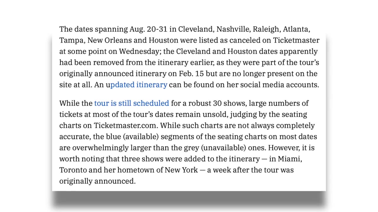 ***The downfall of Jennifer Lopez...(poor sales and cancelled tours)***