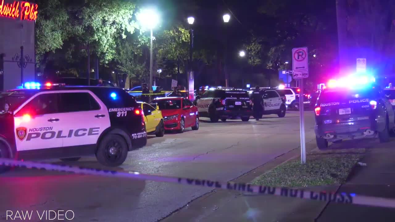 RAW Scene Footage: 3 Harris County Deputies Injured in Shooting, 1 Woman Killed