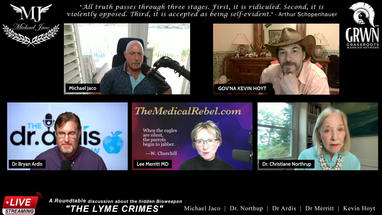 A Roundtable discussion about the hidden Bioweapon- -THE LYME CRIMES-