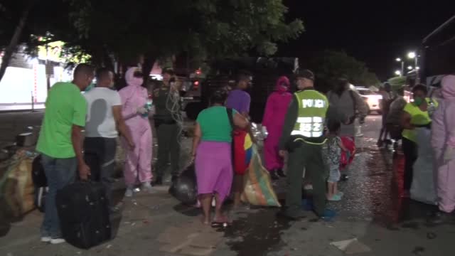 Atrapados en cercanías del puente internacional Simón Bolívar