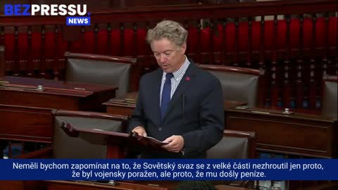 Rand Paul blokuje 40 miliard $ pro Ukrajinu. Své důvody vysvětlil v konkrétních číslech.