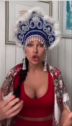 Natasha from Russia wants to give thanks for all the sanctions on Russia