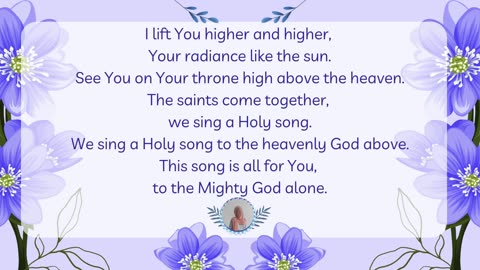 "HOLY TRINITY" SONG THE LORD GAVE KRISTYN ON SATURDAY JULY 6 2024.