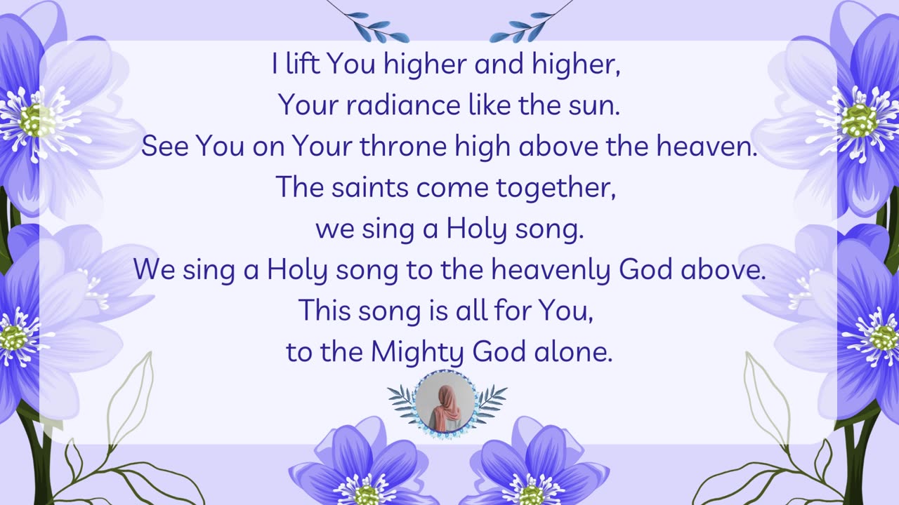 "HOLY TRINITY" SONG THE LORD GAVE KRISTYN ON SATURDAY JULY 6 2024.