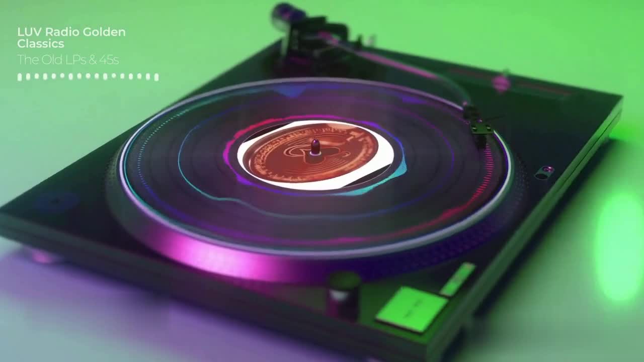 Memories & music don't leave like people do The old LPs & 45s playing on LUV Radio Golden Classics.