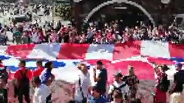 Hrvatska zastava u Moskvi