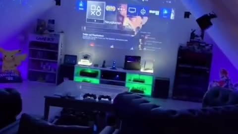 Ultimate attic gaming setup