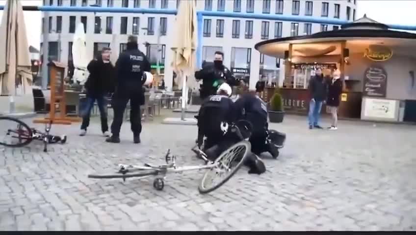 German Police violence