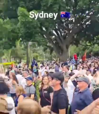 Sydney Rally Viking Clap January 2022